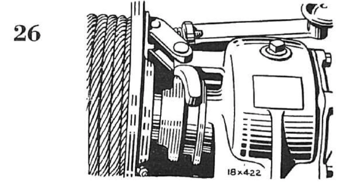 Point de graissage 26 - CRABOTAGE DE TREUIL - Dodge WC