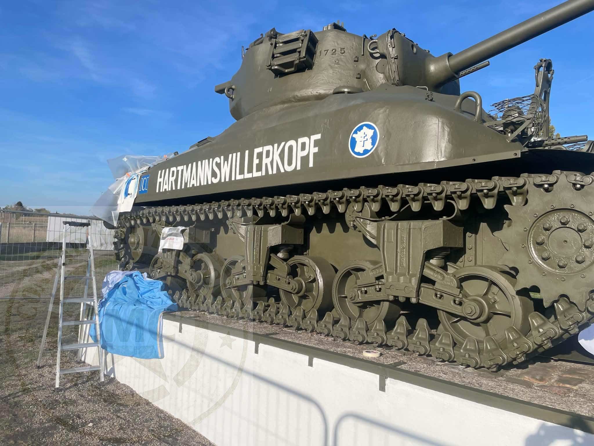 Sherman restauré après intervention